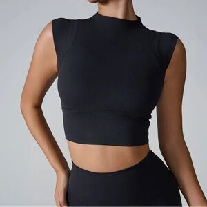 Black Sleeveless Women's Top